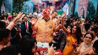 Anant Ambani Grand Baraat In Bagghi With Nita and Mukesh Ambani Wedding With Radhika Merchant