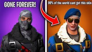 Top 5 EXCLUSIVE FORTNITE SKINS You Cant Get ANYMORE