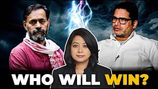 Prashant Kishor vs Yogendra Yadav  Prediction Wars #loksabhaelection2024  Faye DSouza