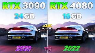 RTX 3090 vs RTX 4080 - Test in 10 Games  4K