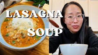 The BEST lasagna soup recipe  Easy one pot dinner