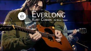 Kurt Cobain - Everlong - AI Music Video & Cover G11 Studio