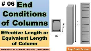 End condition of column  How to Calculate Effective Length of Column  Equivalent Length of Column