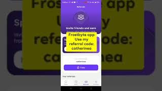 Frostbyte referral code for Frostbyte app