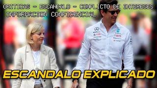 EL ESCANDALO ENTRE TOTOSUSIE WOLFF Y LA FIA  RESUMEN DEL ESCANDALO