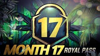 MONTH 17 Royal PASS  1 TO 50  M17 ROYAL PASS PUBG MOBILE  UPDATE v2.3 & MONTH 17 ROYAL PASS LEAKS