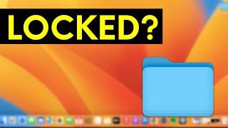 How To Lock a Folder in Macbook Air  Pro or iMac?