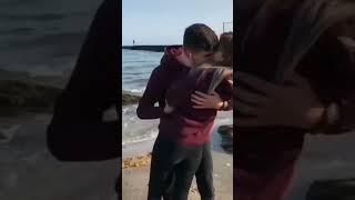 Beach ️ kissing  #kiss #couplegoals #love