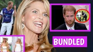 BUNDLE THE OUTC@ST OUT Harry Is Bundled Out Of 2024 Polo Hamptons Match By Christie Brinkley