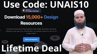 UIHut Lifetime Deal - Download 15000+ DesignResources - UI Hut Discount code UNAIS10