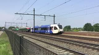 Andere video  Arriva 280 duwt NSM 252 in Blerick op 21-5-2023  Iets andere film hoek plek 