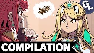 Pyra and Mythra Join Smash Super Smash Bros. Ultimate Comic Dub Compilation 13 - GabaLeth