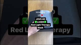 LED Laser  Red Light Therapy Mask - JOVS 4D Laser Mask #unboxing #lasertherapy #skincareproducts