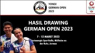 HASIL DRAWING LENGKAP GERMAN OPEN 2023