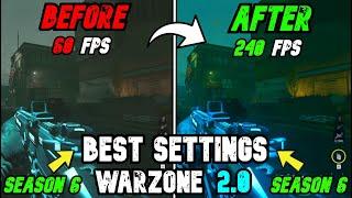 BEST PC Settings for Warzone 2 SEASON 6 Optimize FPS & Visibility