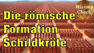 Die Formation Schildkröte der römischen Legion