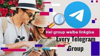 Sidee loo helaa Telegram group walba Lingiisa  Hel daqiiqo.