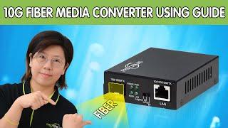 Installation Guide for 10G Fiber Media Converters