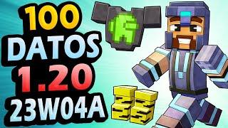  100 Cosas Que No Sabías de Minecraft 1.20 23W04A