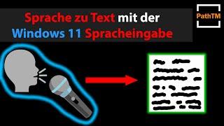 Sprache zu Text mit der Windows 11 Spracheingabe  PathTM