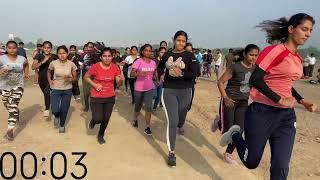 1600 meter running timing for girls  delhi police constable girls timing  delhi police Physical