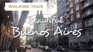 Walking the beautiful in Buenos Aires 2023  Argentina Walking Tour