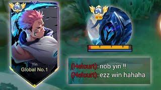 GOODBYE HELCURT META TRY THIS NEW BUILD YIN CAN 1 HIT ENEMIES TOP 1 GLOBAL YIN - MLBB