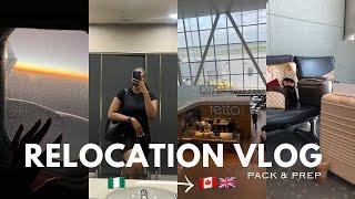 RELOCATION VLOG leaving GHANA & my APARTMENT pack with me  hair nails we MOVINGG AIRLINE RANT