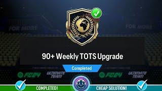 90+ Weekly TOTS Upgrade SBC Pack Opened - Cheap Solution & SBC Tips - FC 24