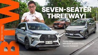 2024 Hyundai Stargazer X vs Mitsubishi Xpander Cross vs Toyota Veloz —Which MPV?  AutoDeal Comparo