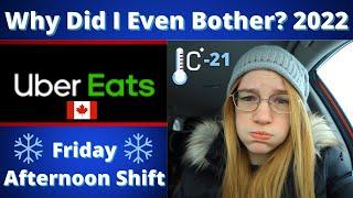 Uber Eats Friday Drive Along in Canada  Uber Eats Ride Along in Canada 2022