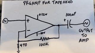 Tape Head - preamp and proof of concept