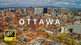 Ottawa Canada  in 4K ULTRA HD 60 FPS by Drone