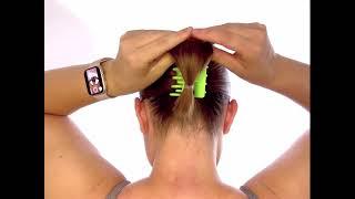 Идея красивой прически с крабиком на короткие волосы⭐️ two minutes hairstyles with claw clip