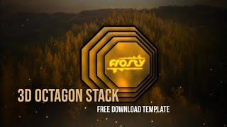 Avee Player Visualizer - 3D Octagon Stack Visualizer Template - Free Download Template