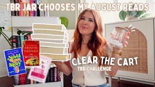 tbr jar picks my august reads 🫙 clear the cart episode 04