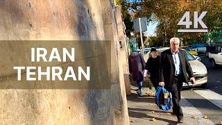 IRANTEHRANVANAK 2022  Walking on Vanak Streets  Ambience Sounds for Relaxation  4K Video