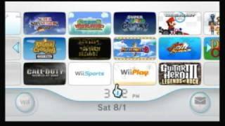 My Homebrewd Wii Menu Test Video