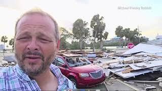 Cedar Key Florida resident gives devastating tour of Hurricane Helene destruction