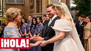 Así ha sido la gran boda de TEODORA DE GRECIA con Matthew Kumar que ha reunido a tres Casas Reales