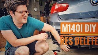 I Install A Double Res Delete in My Driveway - BMW M140i DIY Mods