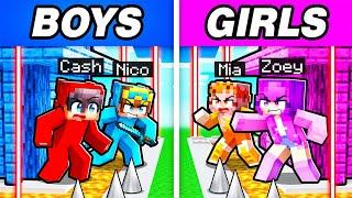 BOYS vs GIRLS SECURITY HOUSE in Minecraft