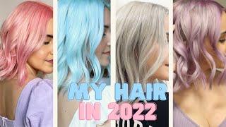 All the times I bleached dyed and cut my own hair in 2022