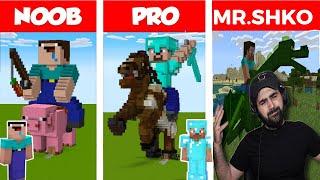 Minecraft Noob Vs Pro Vs MrShko  جیاوازی نووب و پرۆ لە ماینکرافت برگەی نوێ