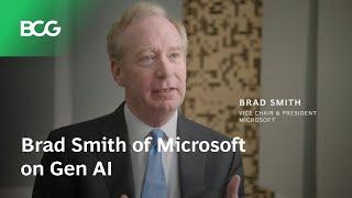 Brad Smith of Microsoft on Gen AI  Semafor World Economy Summit