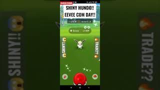 Eevee Community Day Shiny Hundo Pokemon Go #shorts