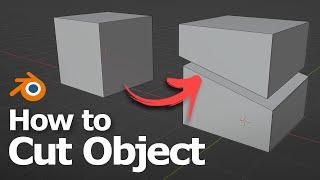 How to cut object in Blender  Bisect Tool with Plane