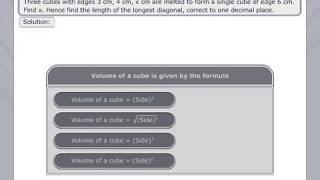 Find the Volume of a Cube  Formula  Example