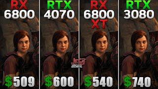 RX 6800 vs RTX 4070 vs RTX 3080 vs RX 6800 XT Tested in 15 games