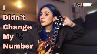 Billie Eilish - I Didn’t Change My Number  ukulele cover 
